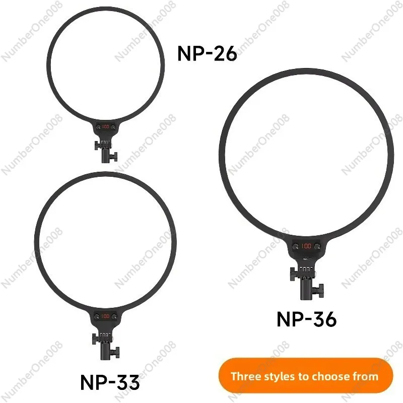 Beauty Makeup Camera - 360° Rotating Ring Light with Full-Screen