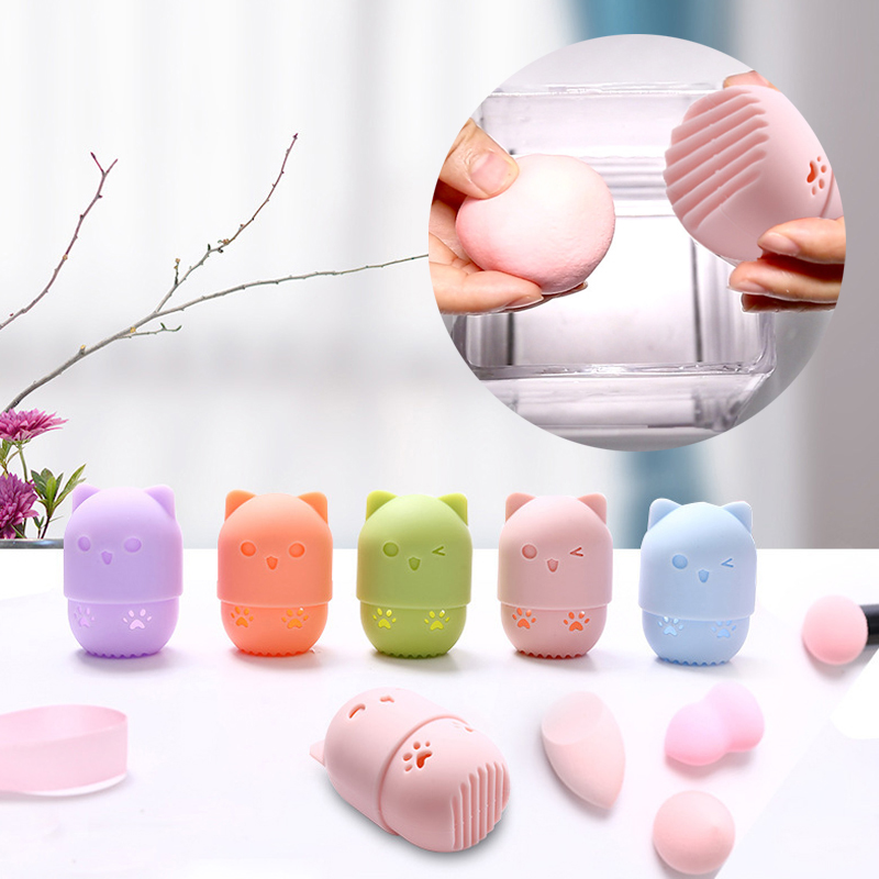Beauty Bay Makeup - Soft Silicone Cosmetic Blender Sponge Box