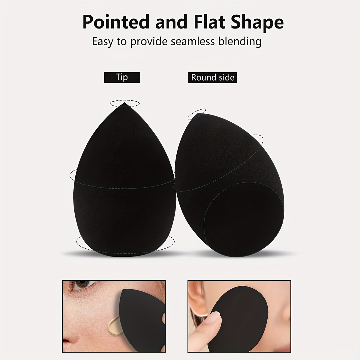 8 Pcs Beauty Egg Makeup Sponge - Beauty Bay Makeup recension och pris