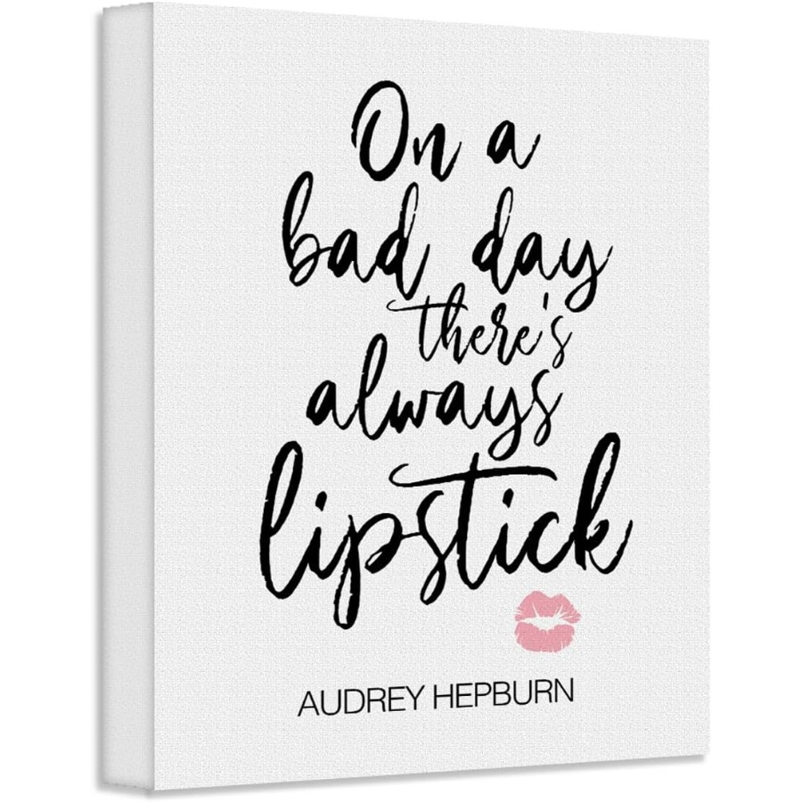 On a Bad Day There's Always Li - Beauty Of Makeup Quotes recension och pris