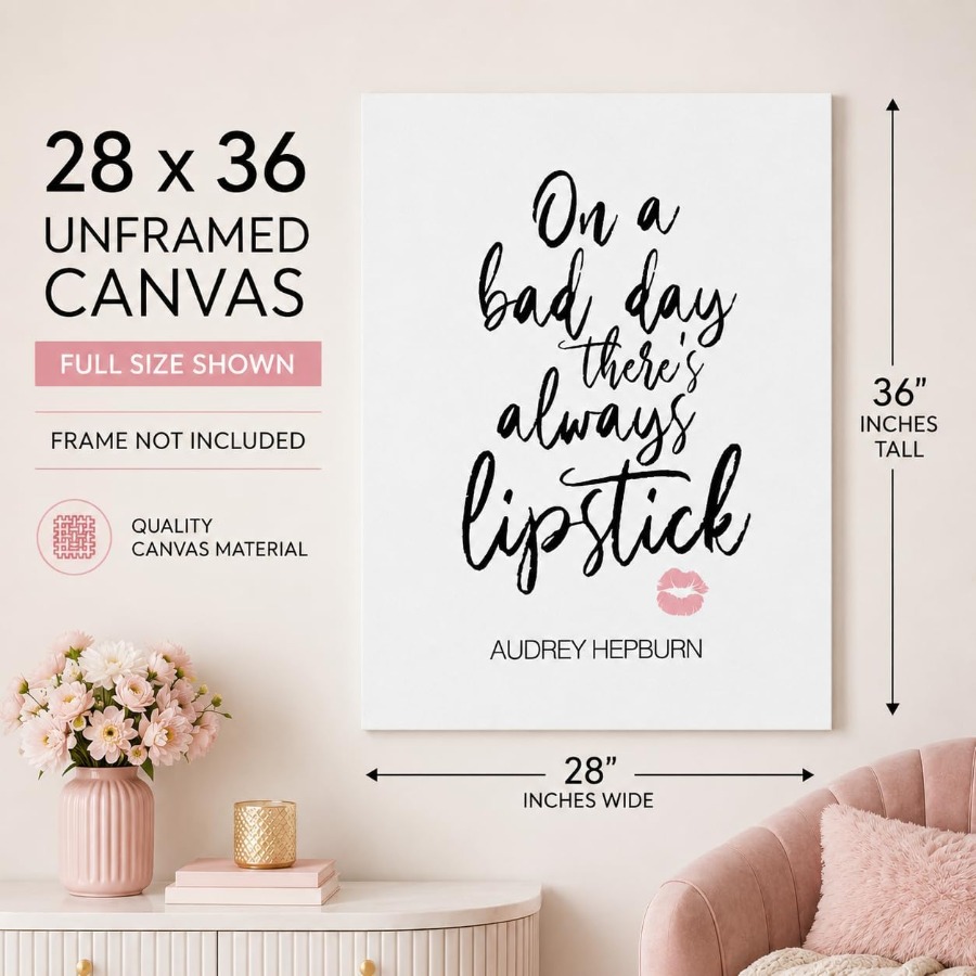 On a Bad Day There's Always Li - Beauty Of Makeup Quotes recension och pris