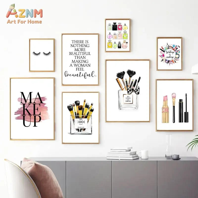 AZNM Pink Fashion Makeup Canva - Beauty Of Makeup Quotes recension och pris