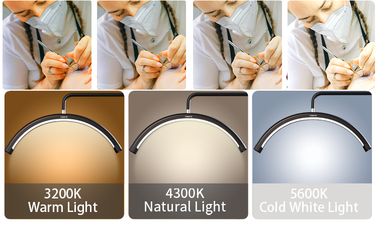 Fosoto Y9 Floor LED Eyelash Ha - Beauty Makeup Camera recension och pris