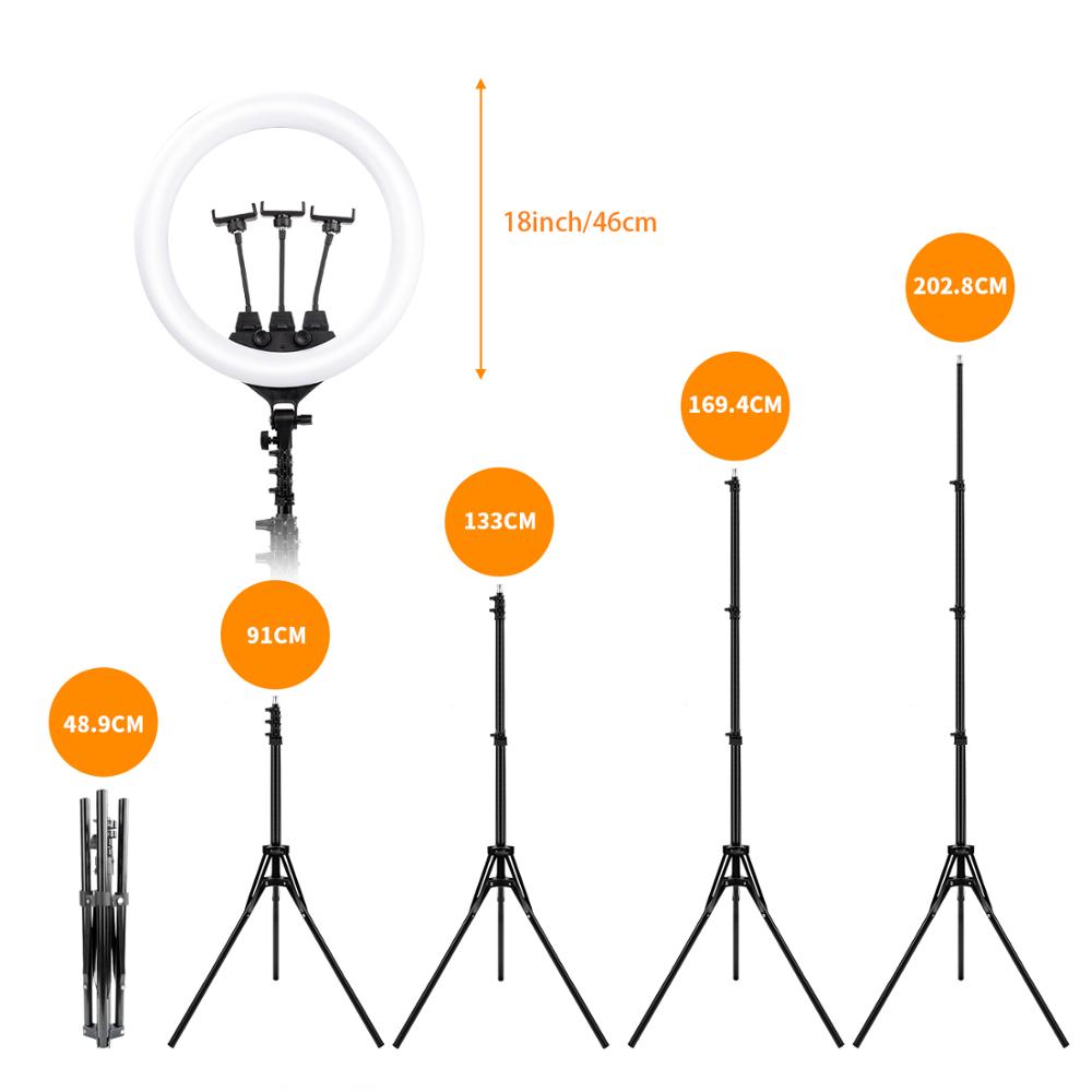 LED Selfie Ring Light with Tri - Beauty Makeup Camera recension och pris