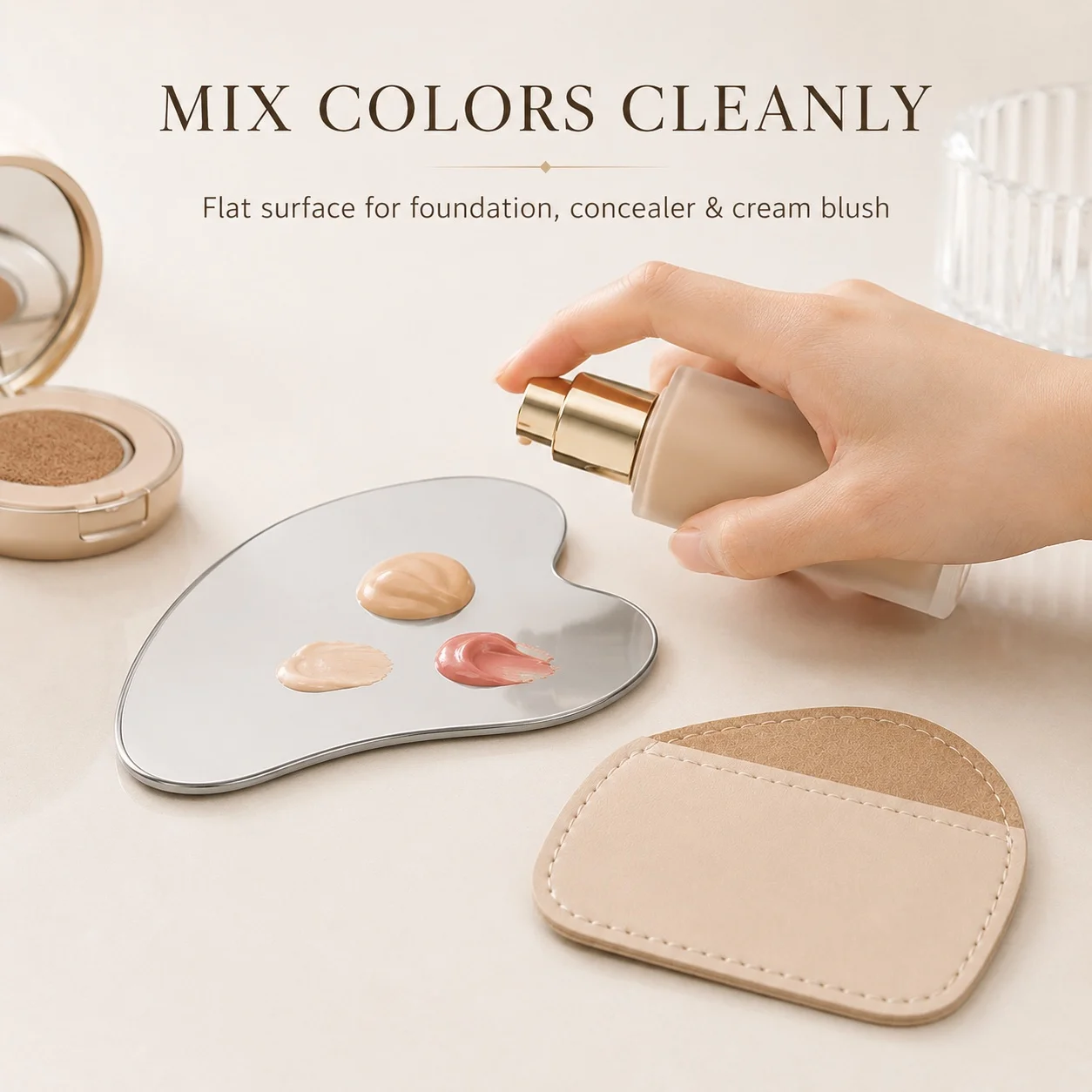 Heart Shaped Stainless Steel M - Beauty Makeup Tools recension och pris