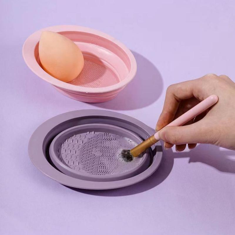 Folding Powder Puff Cleaning B - Beauty Makeup Fashion recension och pris