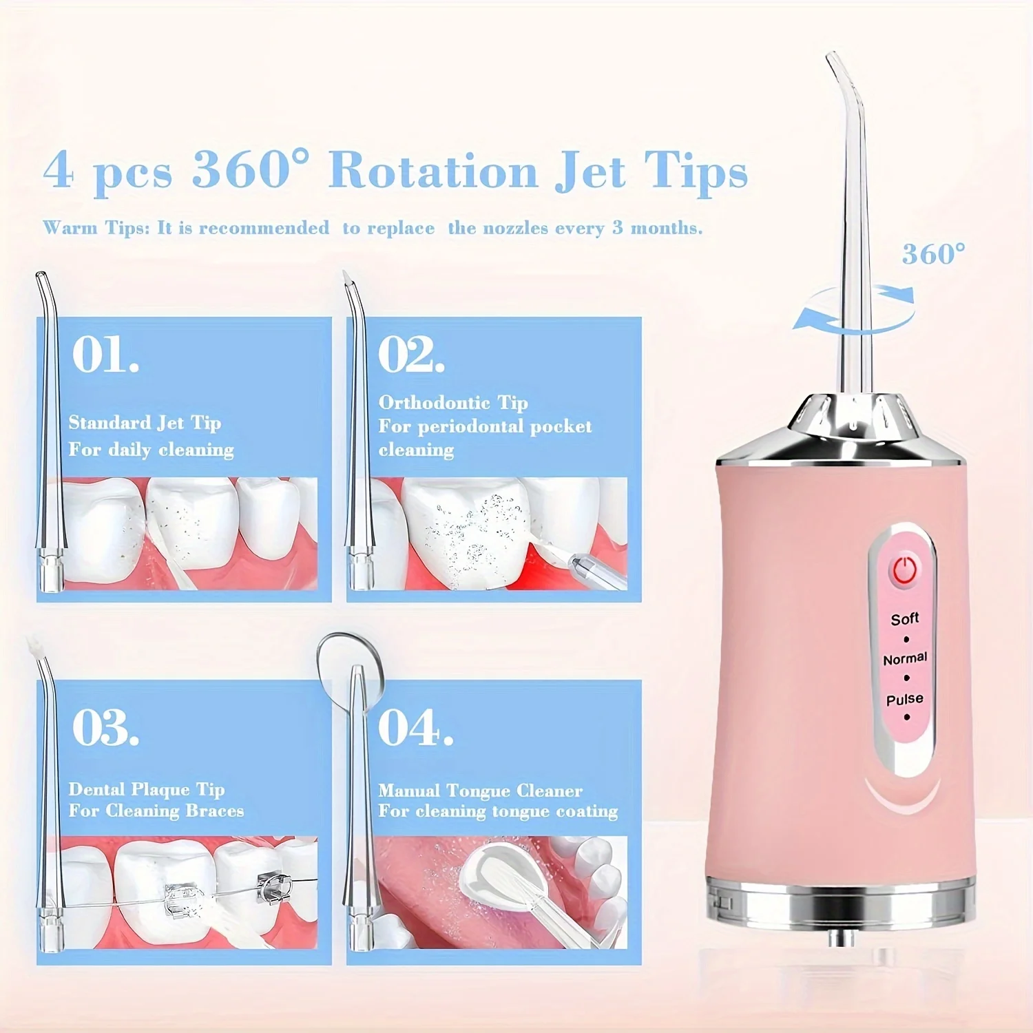8Pack GentleCare Water Flosser - Micellar Water Cleanser recension och pris