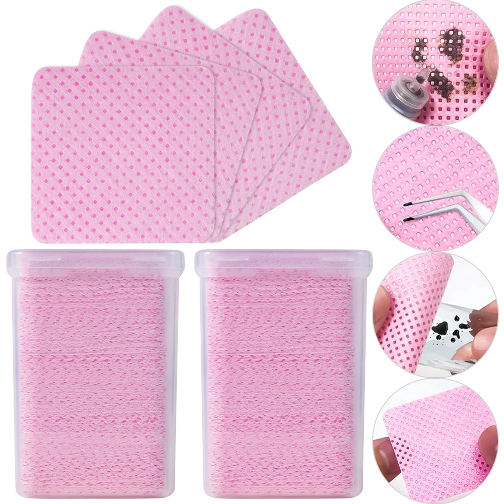 200Pcs Pink Lint-Free Nail Pol - Gel Nail Polish recension och pris
