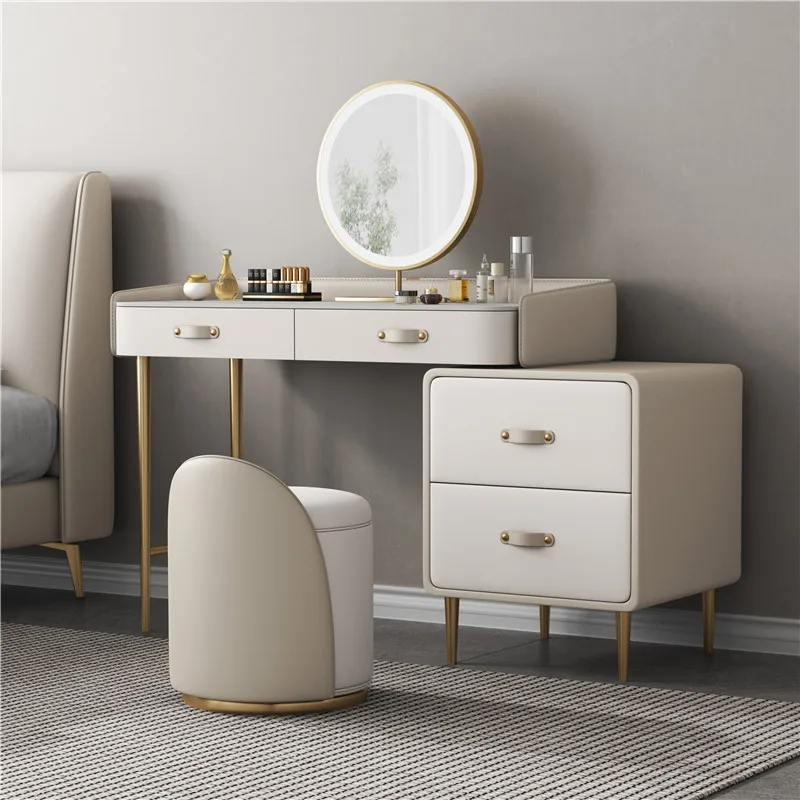 Desk Makeup Table Drawers Mirr - Beauty Without Makeup recension och pris