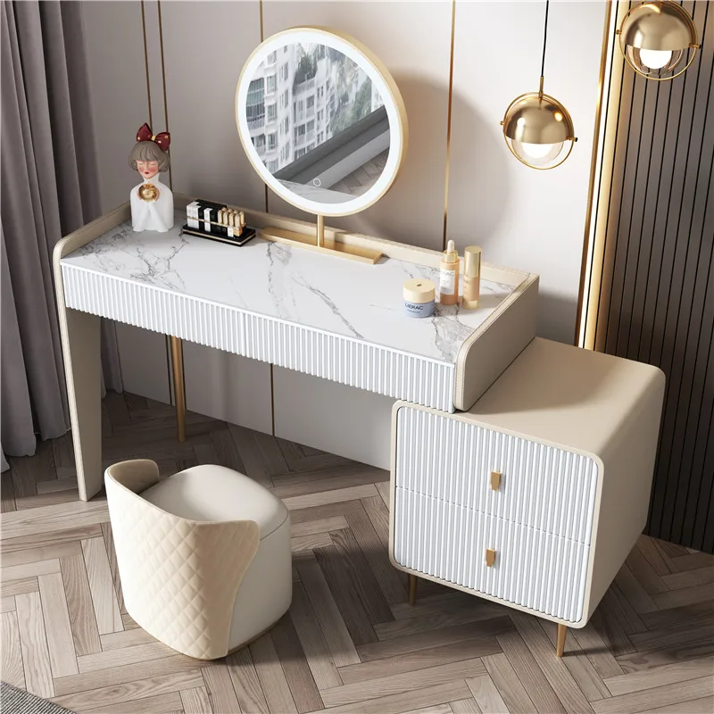 Desk Makeup Table Drawers Mirr - Beauty Without Makeup recension och pris