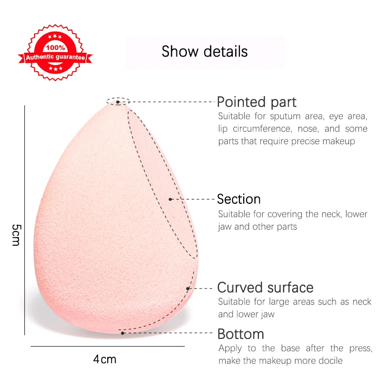 20/5/1pcs Makeup Sponge Concea - Beauty Bay Makeup recension och pris