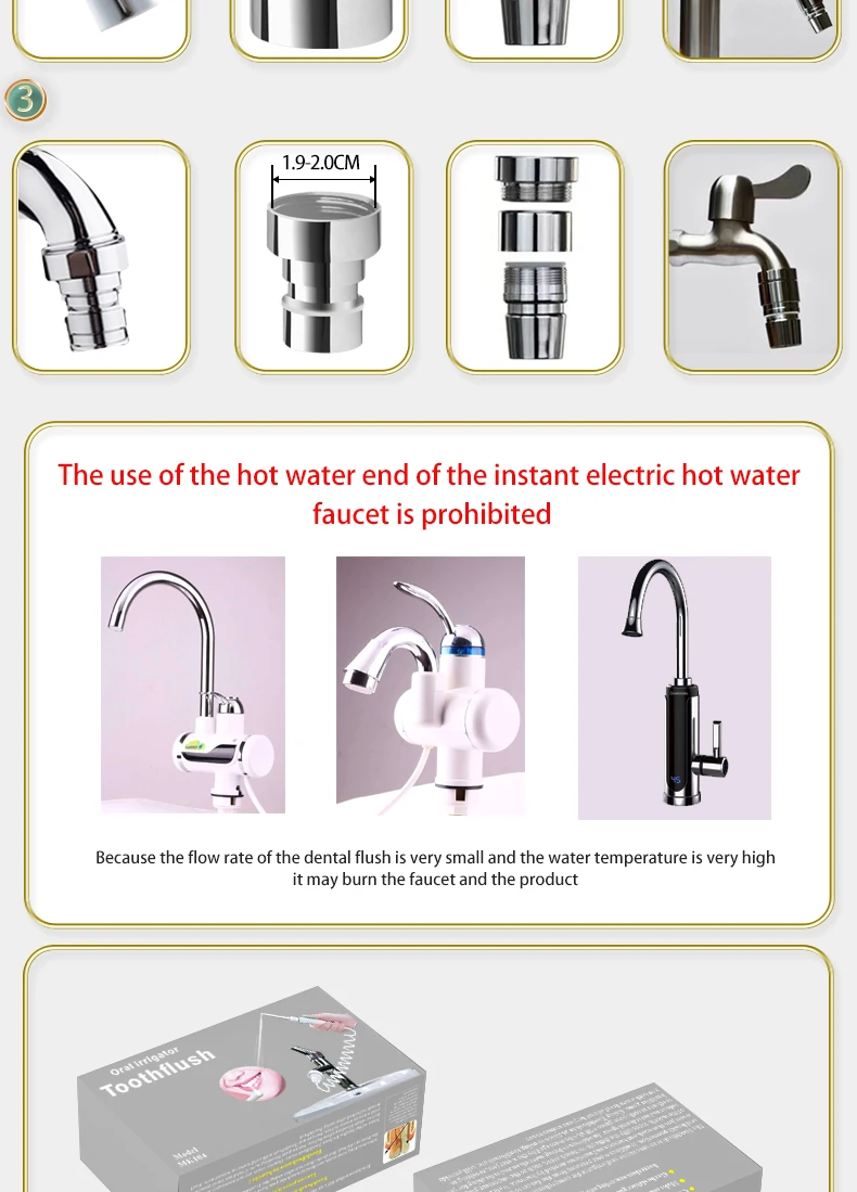 Water Dental Flosser Faucet Or - Micellar Water Cleanser recension och pris