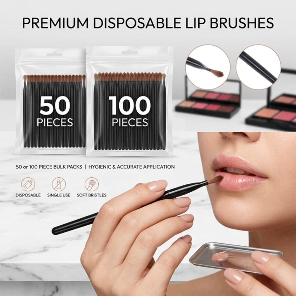 50/100pcs Disposable Lip Brush - Beauty Makeup Tools recension och pris