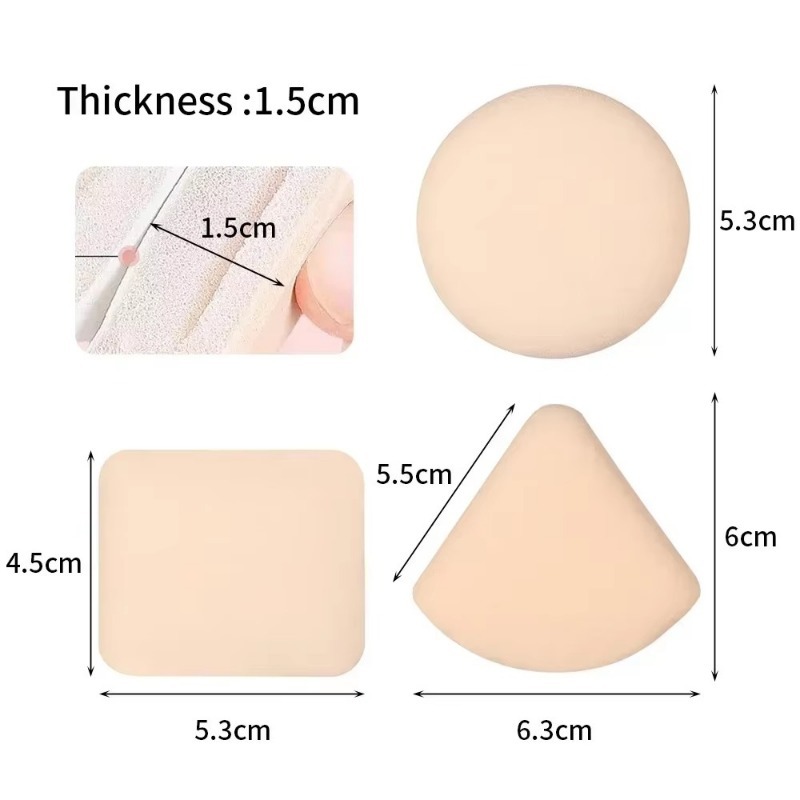 1-10pcs Portable Foundation Po - Beauty Bay Makeup recension och pris