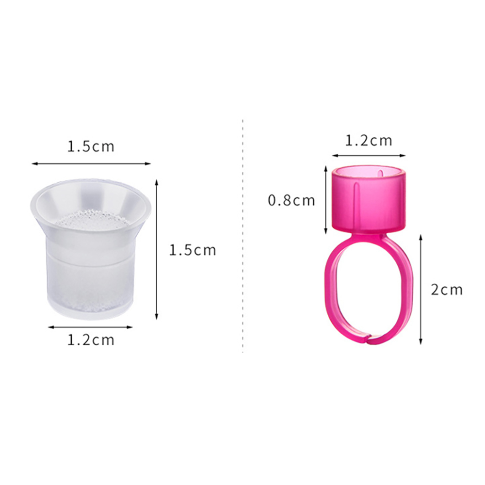 Tattoo Ink Ring Cups Microblad - Beauty Makeup Supply recension och pris