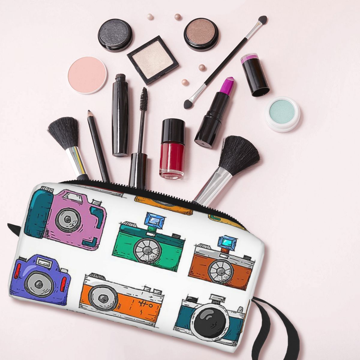Retro Camera Makeup Bag Cosmet - Beauty Makeup Camera recension och pris