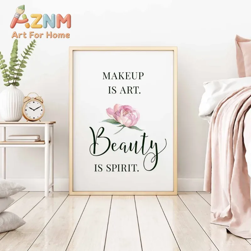 Makeup Quotes Poster Eyelash E - Beauty Of Makeup Quotes recension och pris