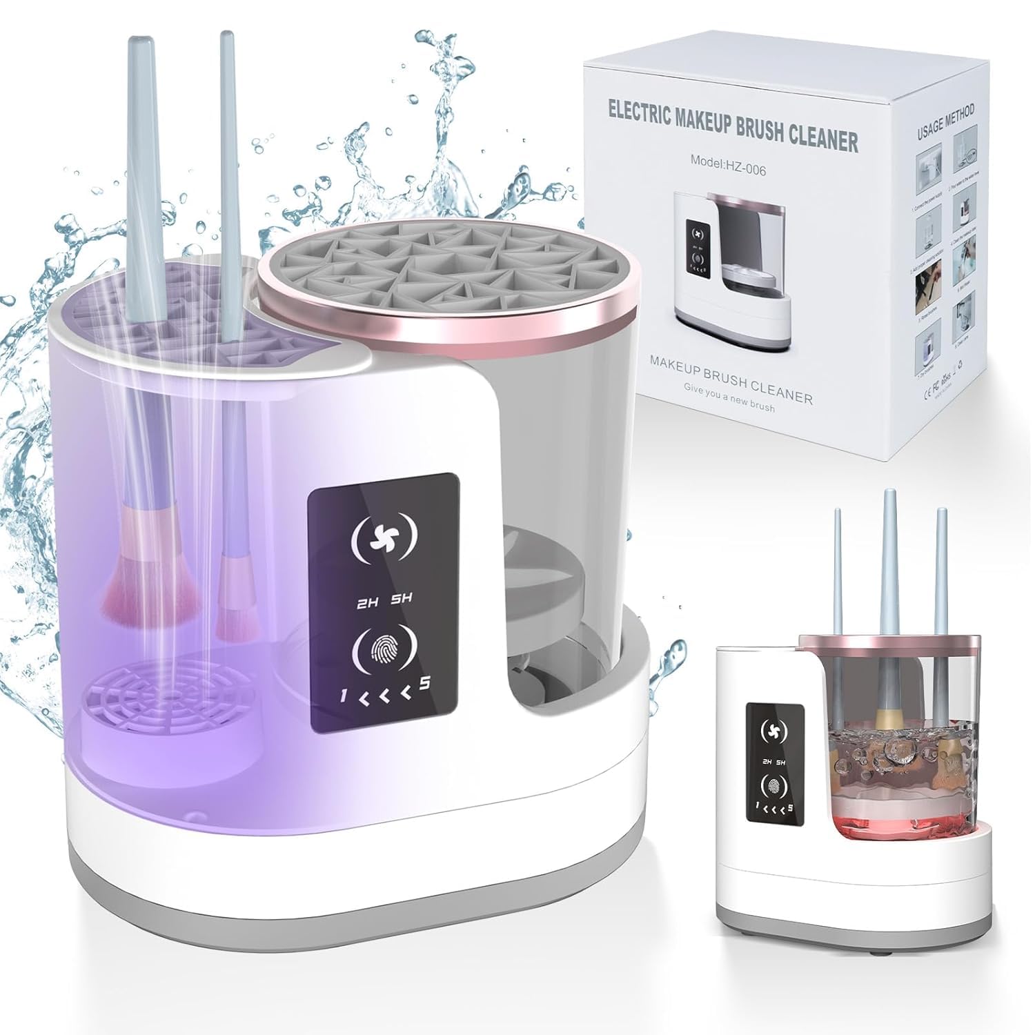 Automatic Rotating Makeup Brus - Beauty Makeup Fashion recension och pris