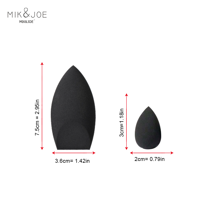 2pcs Black Beauty Sponge Egg - - Beauty Bay Makeup recension och pris