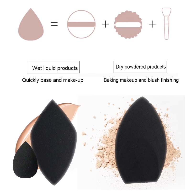 2pcs Black Beauty Sponge Egg - - Beauty Bay Makeup recension och pris