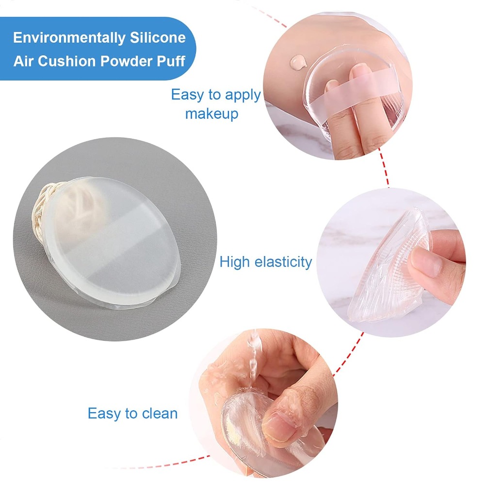 1-5Pcs Silicone Cosmetic Puff  - Beauty Bay Makeup recension och pris