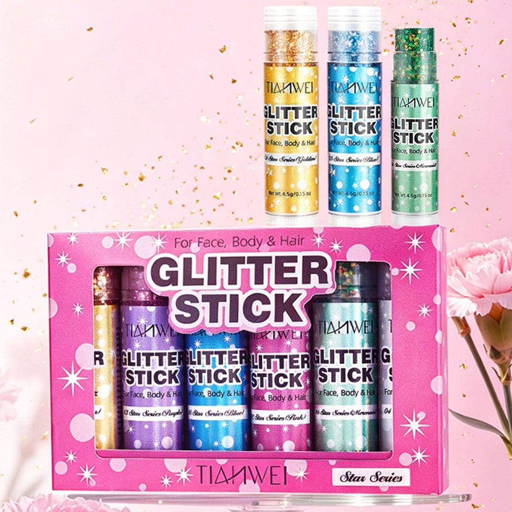 Shimmer Glitter Stick Set Sequ - Body Shimmer Lotion recension och pris