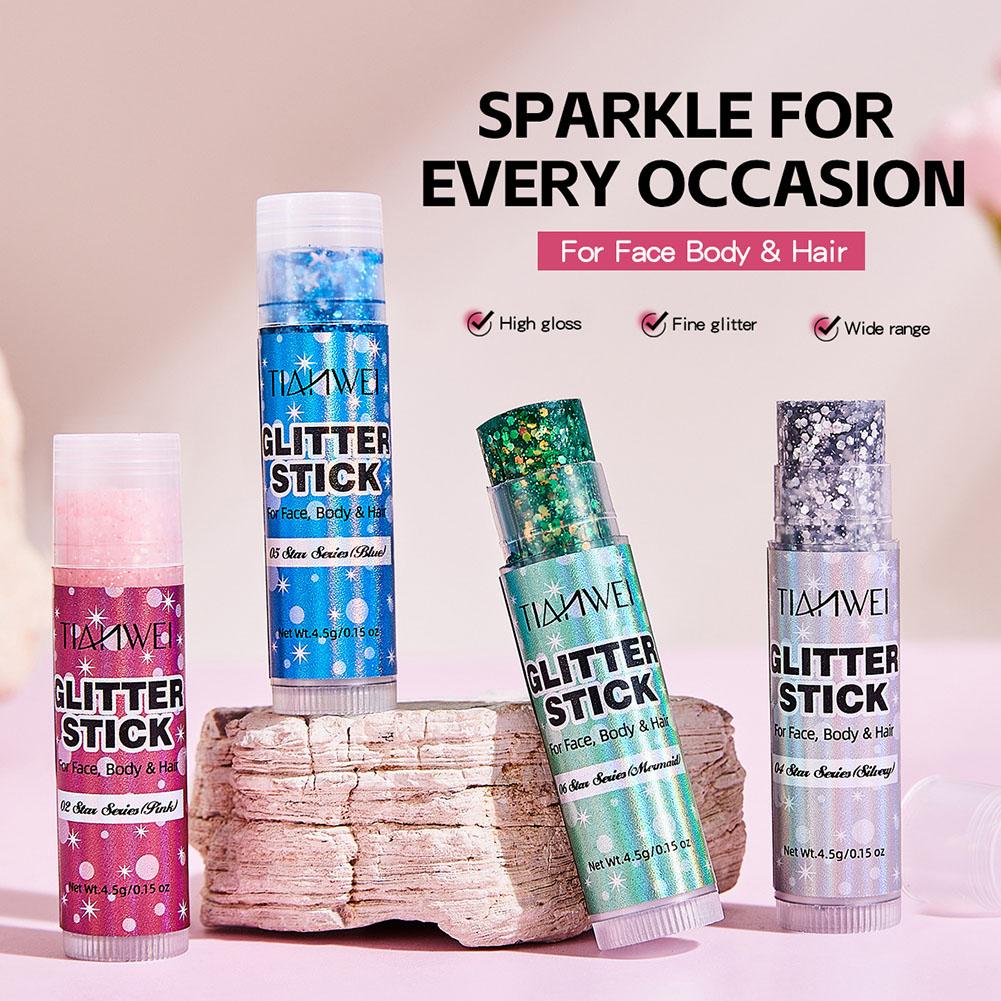 Shimmer Glitter Stick Set Sequ - Body Shimmer Lotion recension och pris