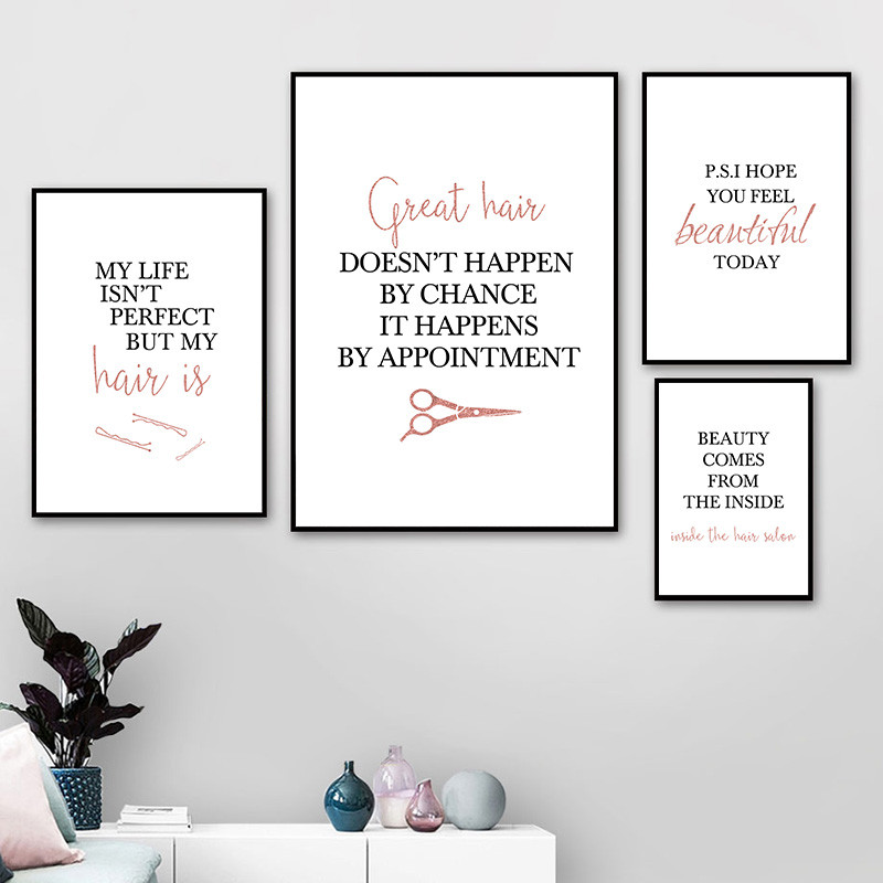 barbershop quote art posters h - Beauty Of Makeup Quotes recension och pris