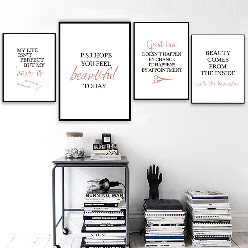 barbershop quote art posters h - Beauty Of Makeup Quotes recension och pris